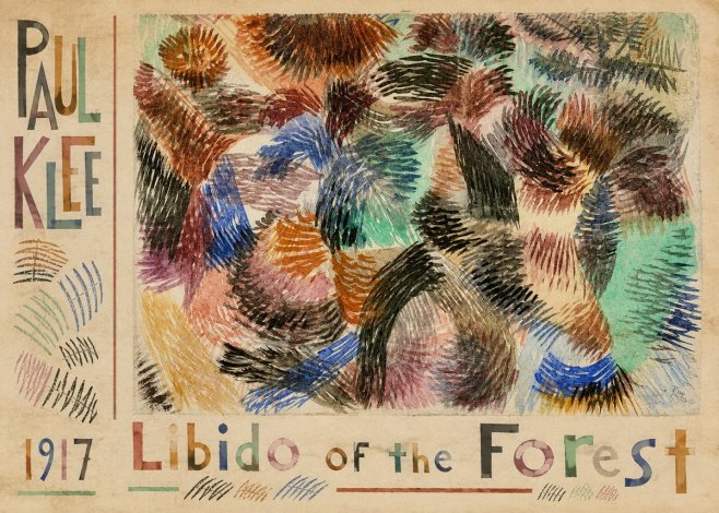 Paul Klee Libido of the Forest No5 - Plakát