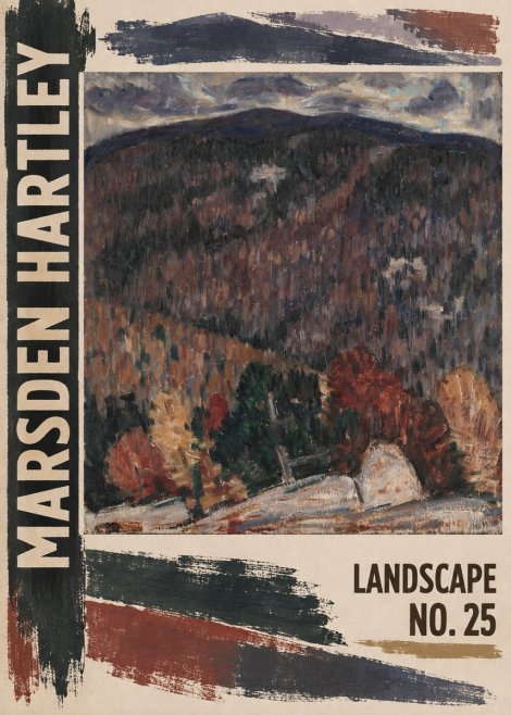 Marsden Hartley Landscape No. 25 No2 - Plakát