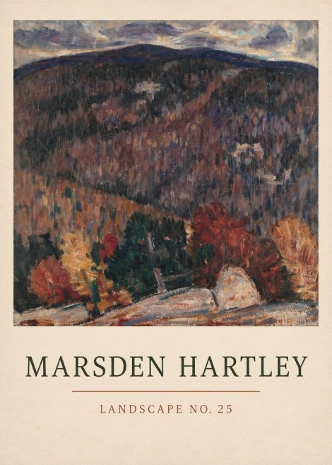 Marsden Hartley Landscape No. 25 No3 - Plakát