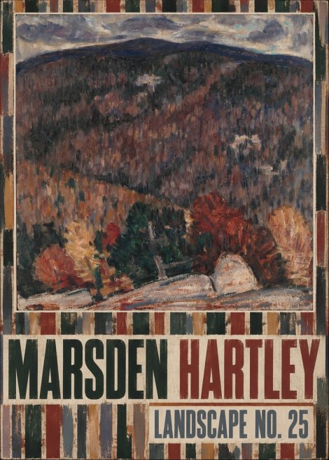 Marsden Hartley Landscape No. 25 No4 - Plakát