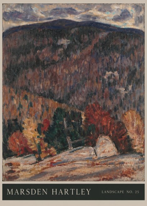 Marsden Hartley Landscape No. 25 No6 - Plakát
