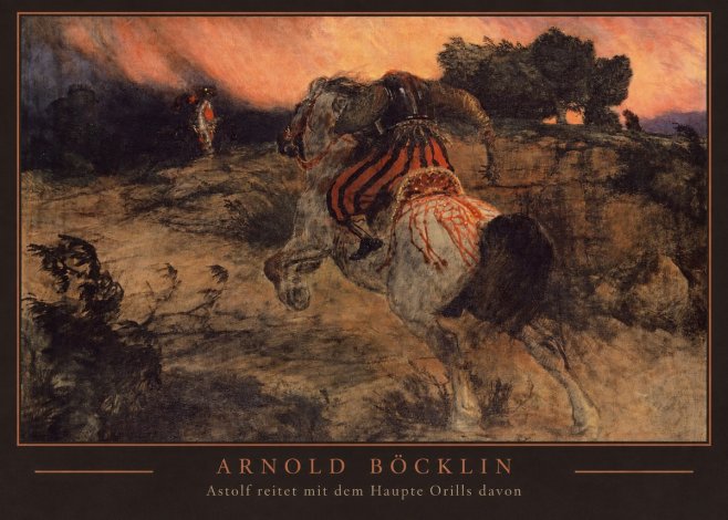 Arnold Böcklin Astolf Reitet Mit Dem Haupte Orills Davon No3 - Plakát