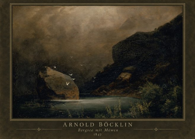 Arnold Böcklin Bergsee Mit Möwen No1 - Plakát