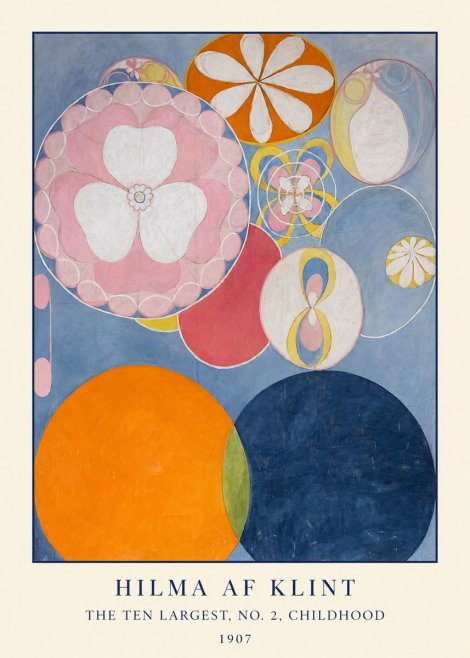 Hilma af Klint The Ten Largest, No. 2, Childhood No1 - Plakát