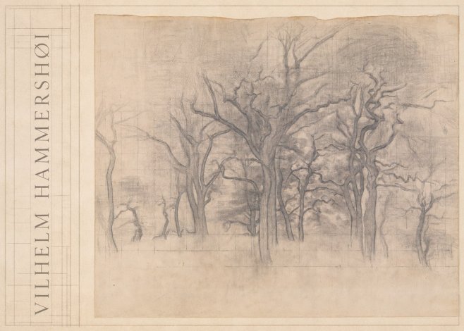 Vilhelm Hammershøi Oak Trees No3 - Plakát