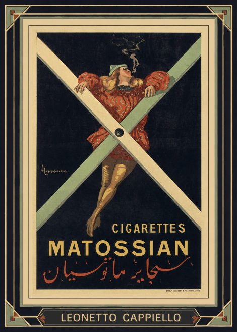 Leonetto Cappiello Cigarettes Matossian No1 - Plakát