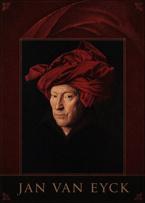 Jan van Eyck Portrait of a Man in a Turban No6 - Plakát