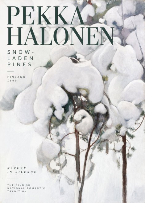 Pekka Halonen Snow-laden Pines No2 - Plakát