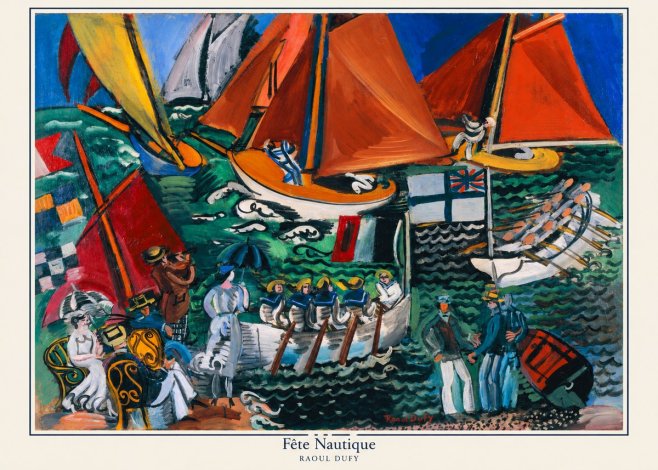 Raoul Dufy Fête Nautique No6 - Plakát