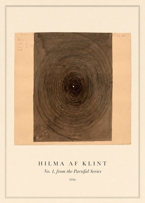 Hilma af Klint No. 1, from the Parsifal Series No3 - Plakát