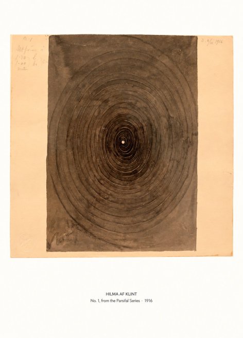 Hilma af Klint No. 1, from the Parsifal Series No6 - Plakát