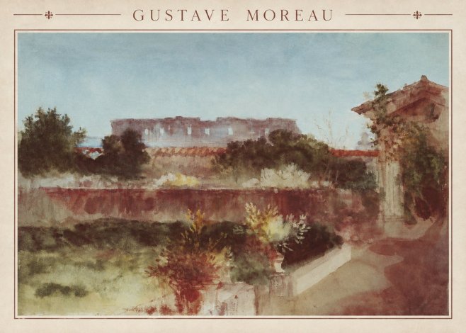 Gustave Moreau Rome No2 - Plakát