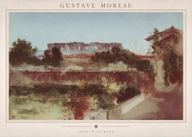 Gustave Moreau Rome No3 - Plakát