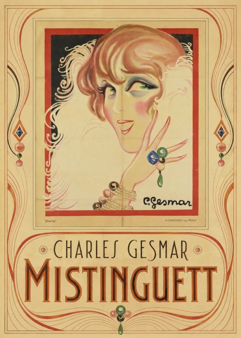 Charles Gesmar Mistinguett No3 - Plakát