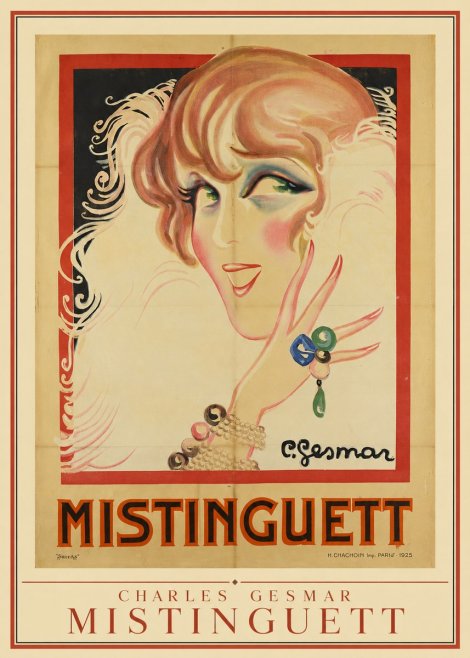 Charles Gesmar Mistinguett No4 - Plakát