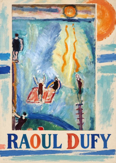 Raoul Dufy The Swimmers No6 - Plakát