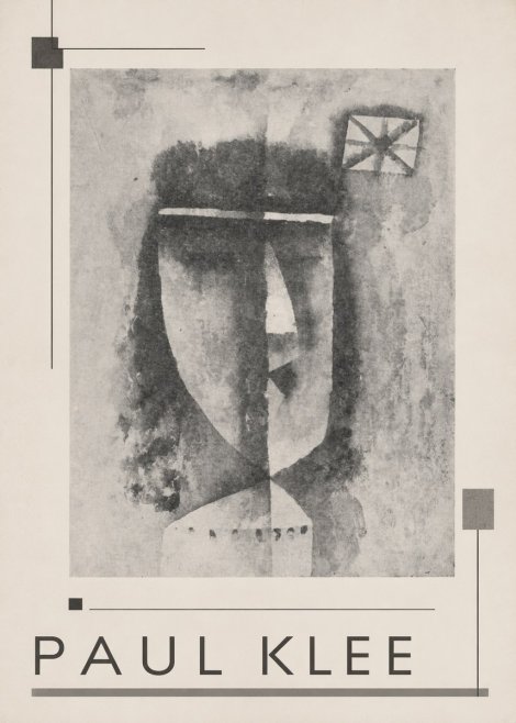 Paul Klee Head of a Man No3 - Plakát
