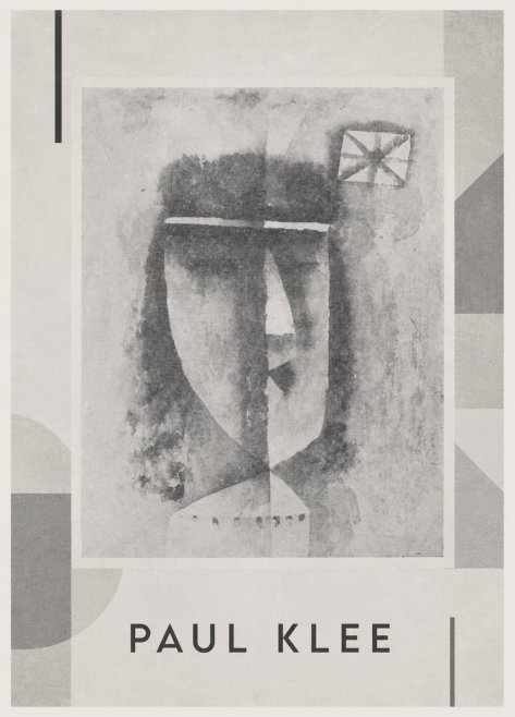 Paul Klee Head of a Man No4 - Plakát