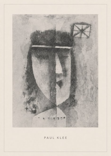 Paul Klee Head of a Man No5 - Plakát