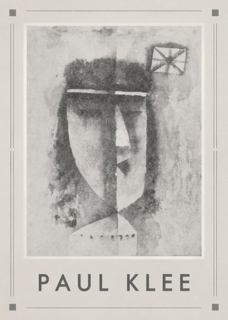 Paul Klee Head of a Man No6 - Plakát