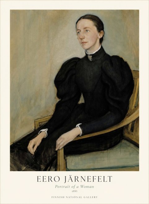 Eero Järnefelt Portrait of a Woman No1 - Plakát