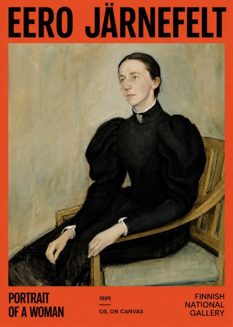 Eero Järnefelt Portrait of a Woman No2 - Plakát