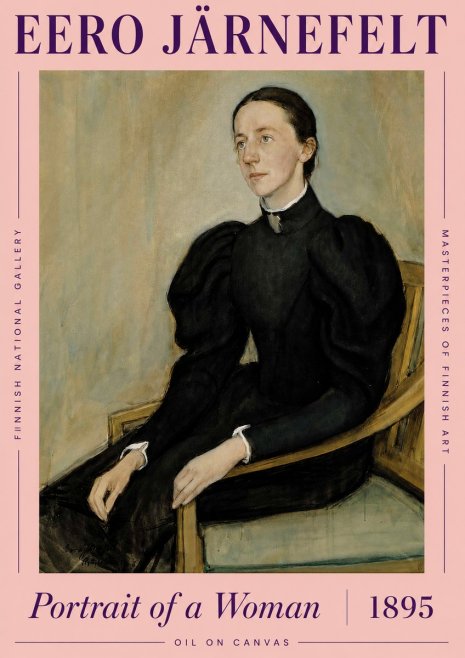 Eero Järnefelt Portrait of a Woman No3 - Plakát