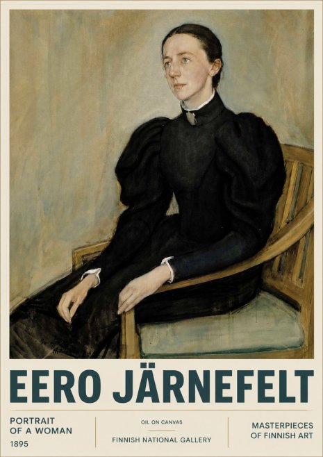 Eero Järnefelt Portrait of a Woman No4 - Plakát