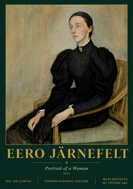 Eero Järnefelt Portrait of a Woman No5 - Plakát