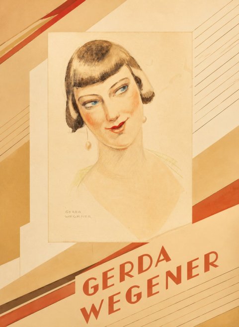 Gerda Wegener Portrait of a Lady No4 - Plakát