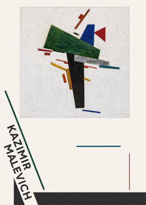 Kazimir Malevich Suprematist Composition II No2 - Plakát