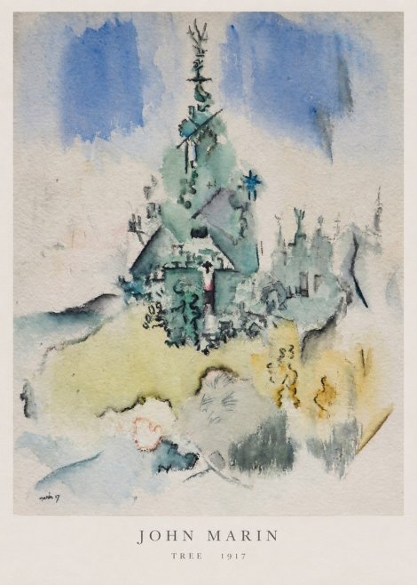 John Marin Tree No6 - Plakát
