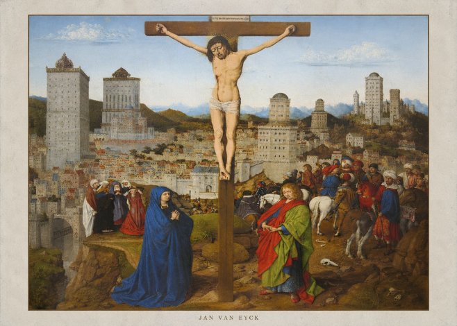 Jan van Eyck The Crucifixion No4 - Plakát