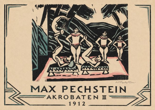 Max Pechstein Akrobaten Iii No3 - Plakát