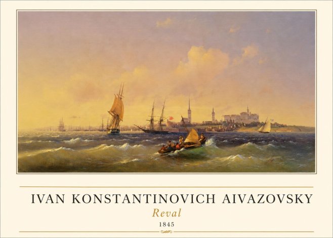 Ivan Konstantinovich Aivazovsky Reval No1 - Plakát