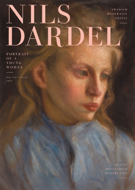 Nils Dardel Portrait of a Young Woman No2 - Plakát