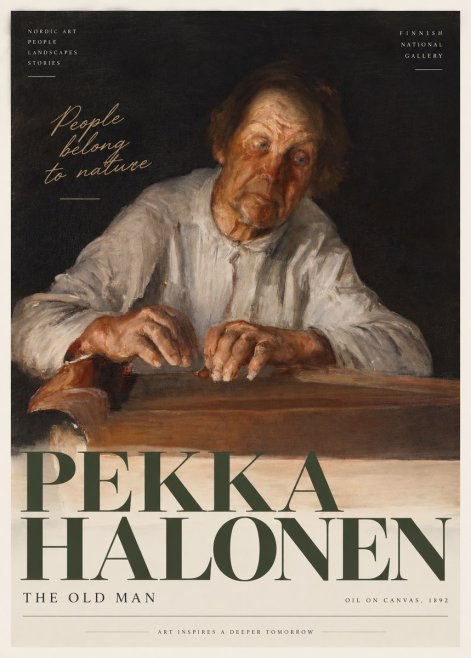 Pekka Halonen The Old Man No3 - Plakát