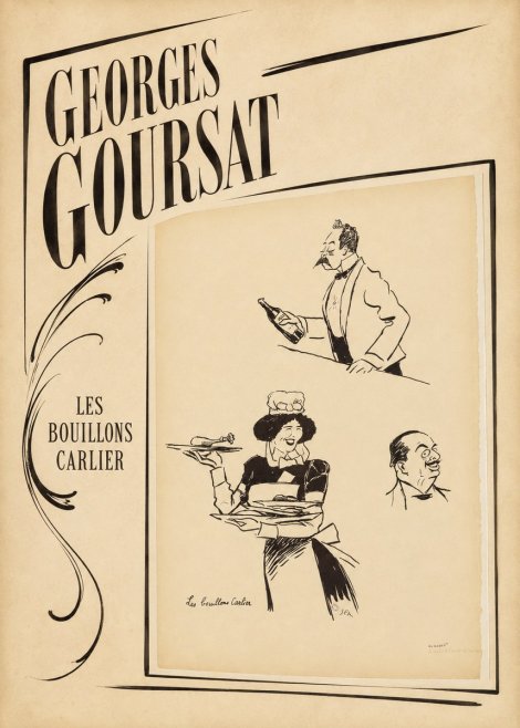 Georges Goursat Les Bouillons Carlier II No2 - Plakát