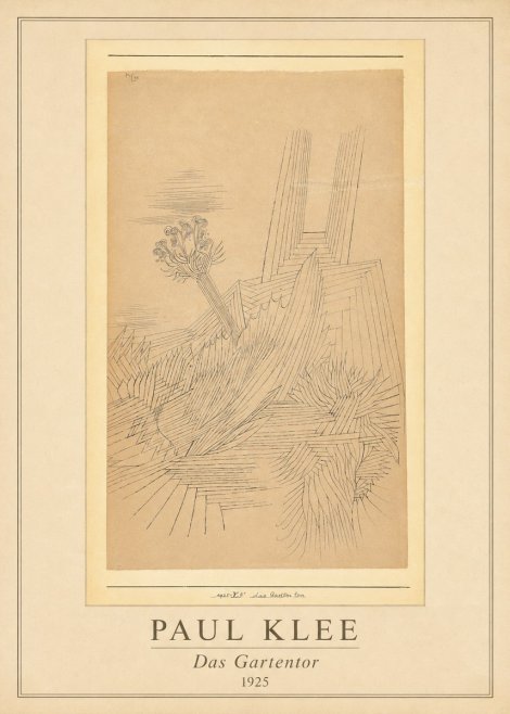 Paul Klee Das Gartentor II No1 - Plakát