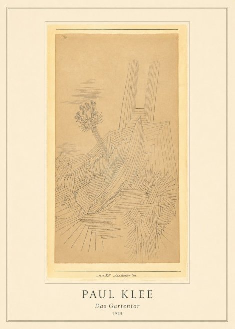 Paul Klee Das Gartentor II No5 - Plakát