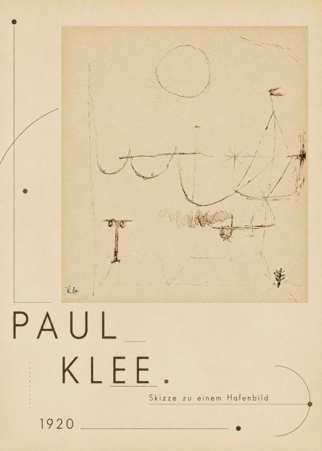 Paul Klee Skizze Zu Einem Hafenbild No3 - Plakát