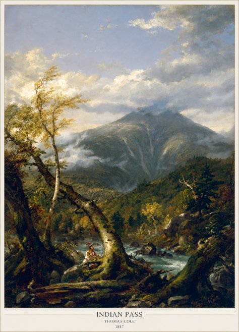 Thomas Cole Indian Pass II No6 - Plakát