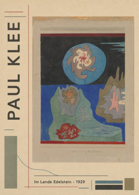 Paul Klee Im Lande Edelstein No2 - Plakát