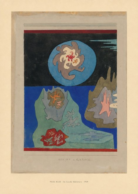 Paul Klee Im Lande Edelstein No6 - Plakát