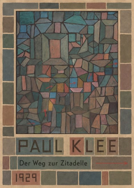 Paul Klee Der Weg Zur Zitadelle No5 - Plakát