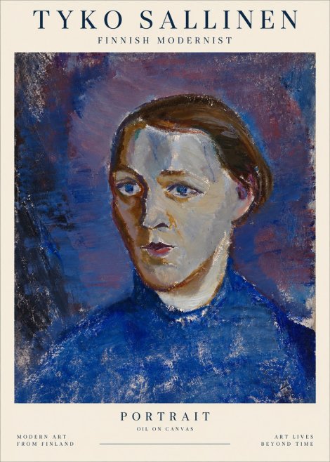 Tyko Sallinen Portrait II No1 - Plakát