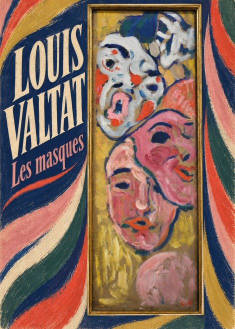 Louis Valtat Les Masques No6 - Plakát