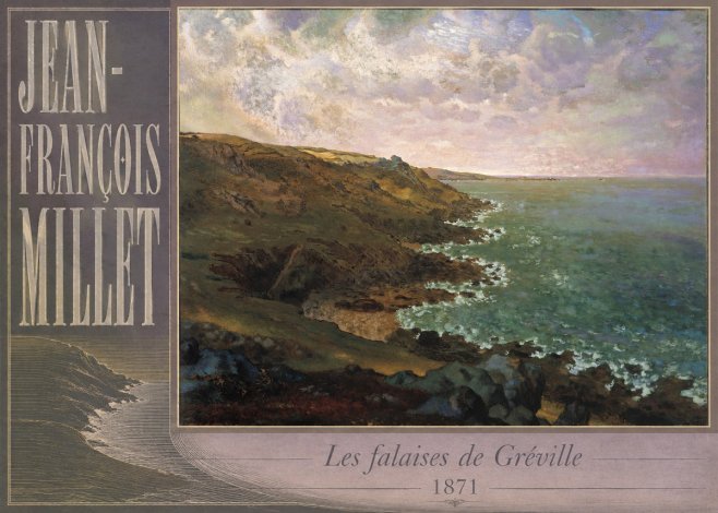 Jean-François Millet Les Falaises De Gréville No3 - Plakát
