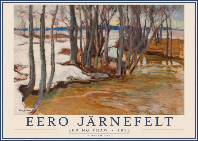 Eero Järnefelt Spring Thaw No3 - Plakát