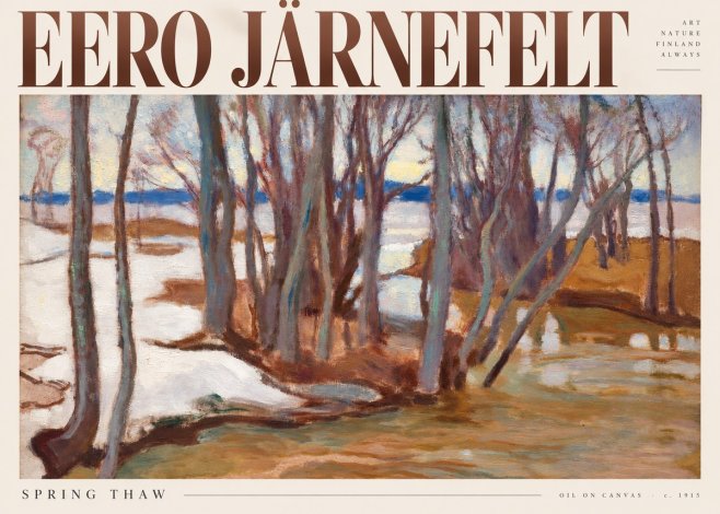Eero Järnefelt Spring Thaw No5 - Plakát
